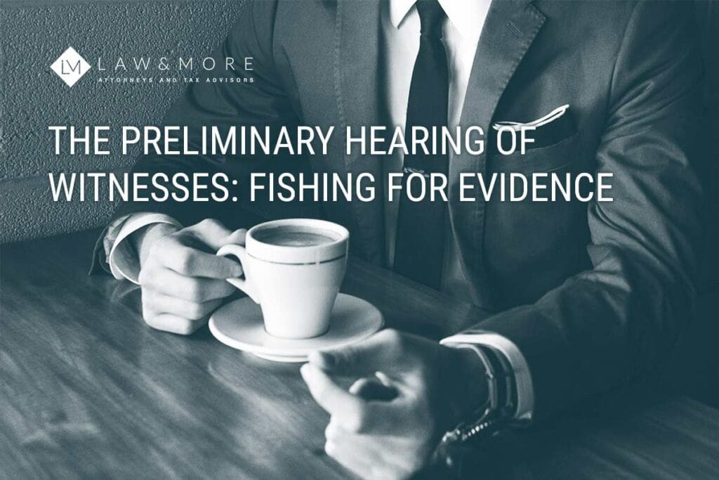 The preliminary hearing