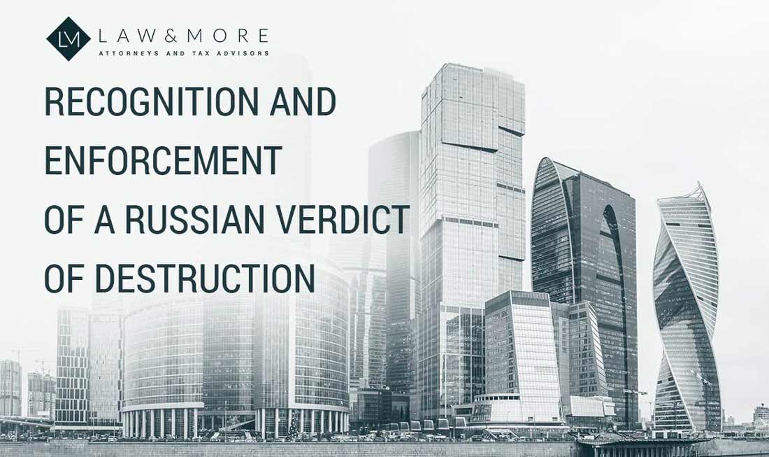 Riconoscimento ed esecuzione di un verdetto di distruzione russo
