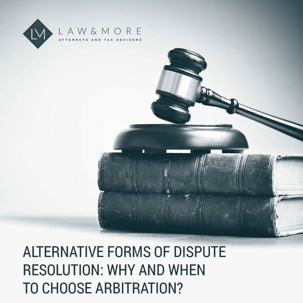 Formes alternatives de règlement des différends: pourquoi et quand choisir l'arbitrage?