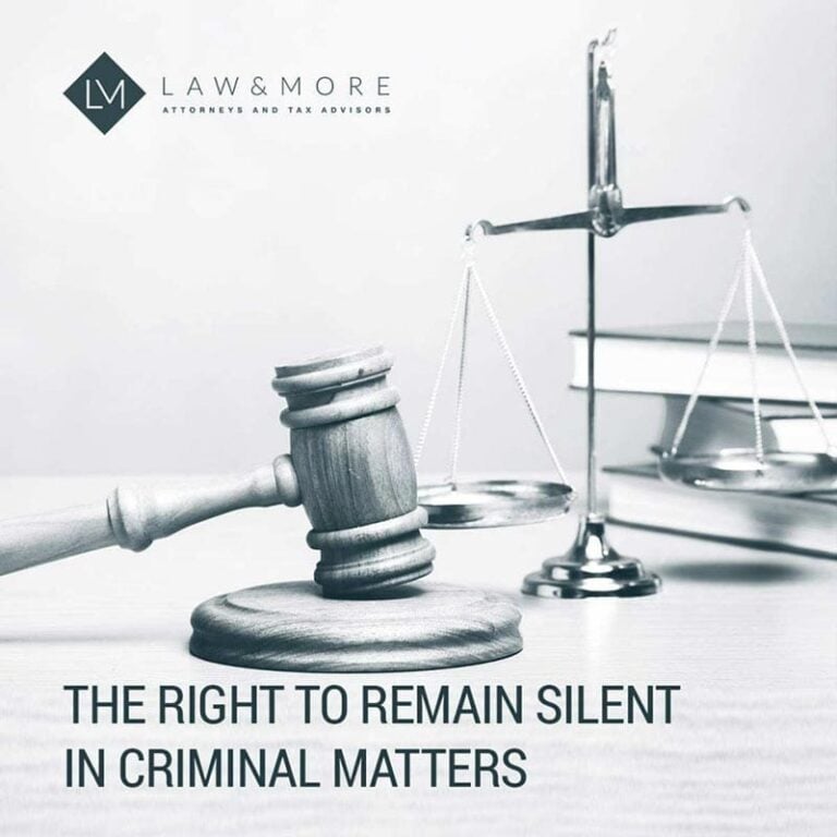 The Right To Remain Silent In Criminal Matters - Law & More
