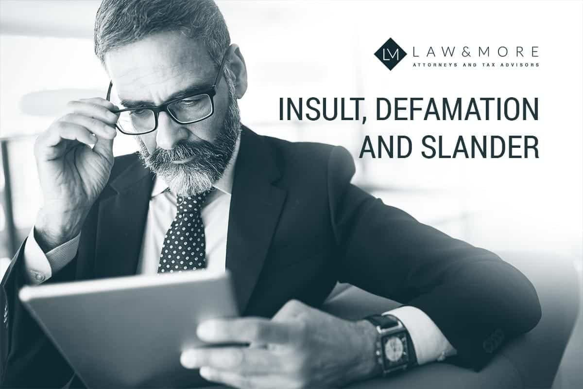 Beleidegung, Beseidegung a Verleumdung