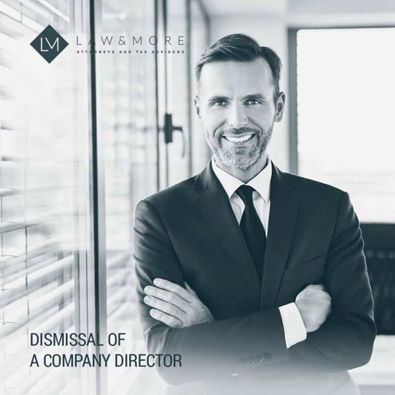 Dismissal of a company director Law & More