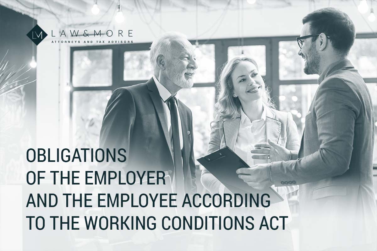 Зобов'язання роботодавця та працівника відповідно до Закону про умови праці