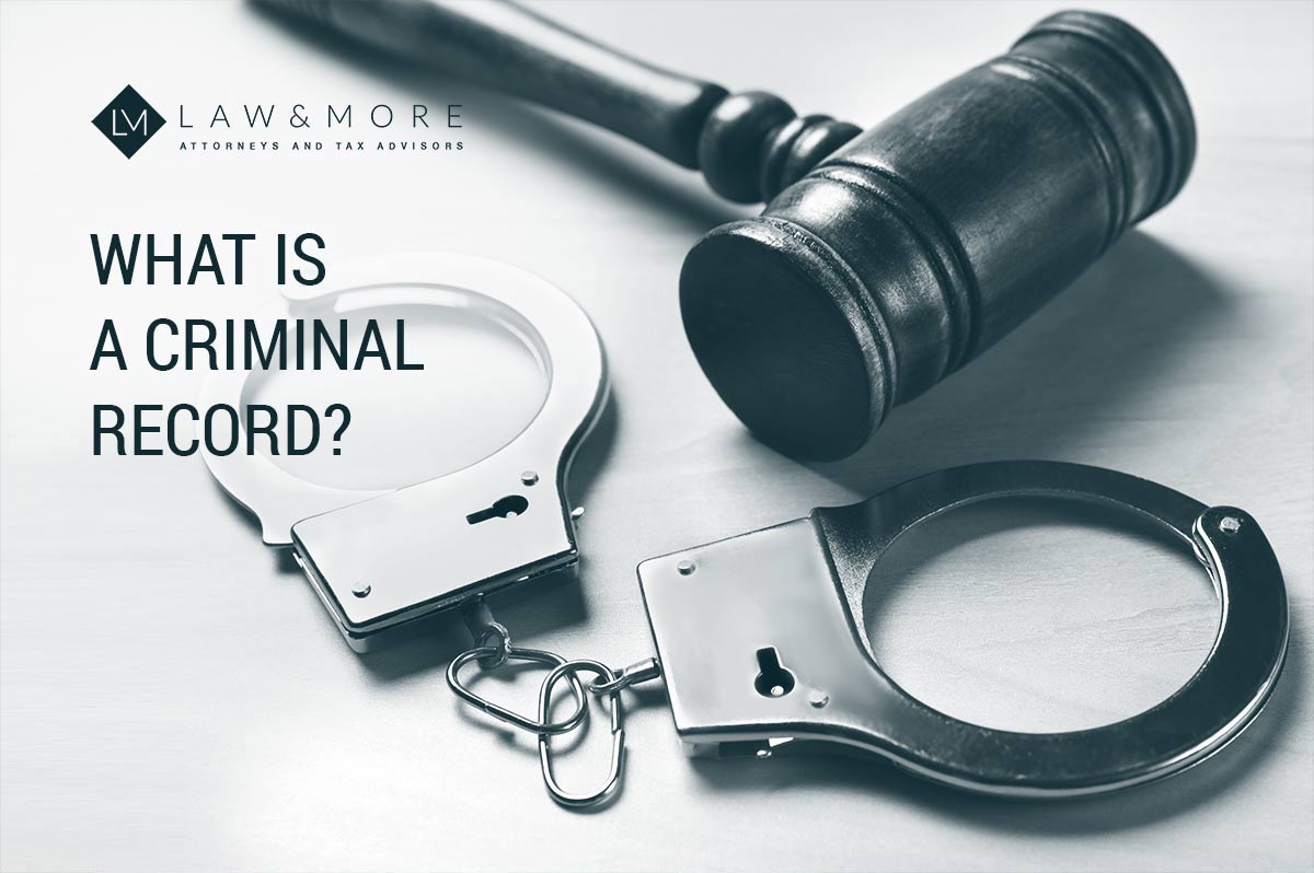 What is a criminal record?