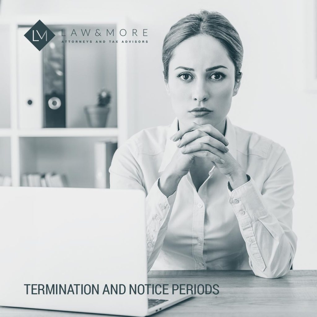 Termination and notice periods