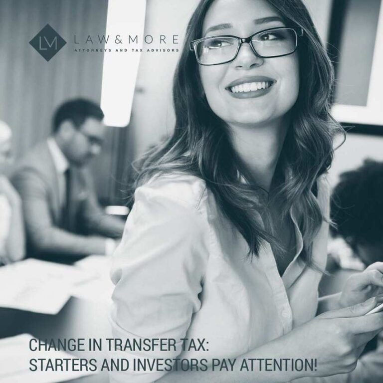 Change in transfer tax: starters and investors pay attention! Image
