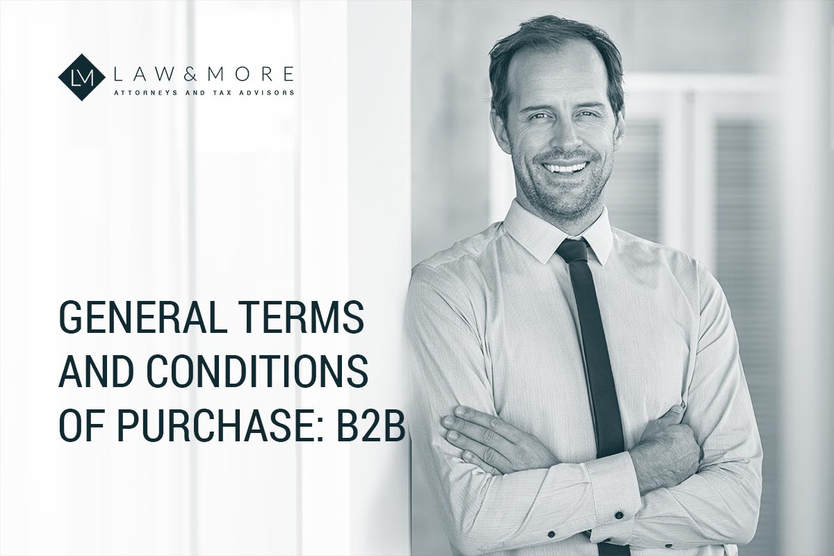 General terms and conditions of purchase: B2B