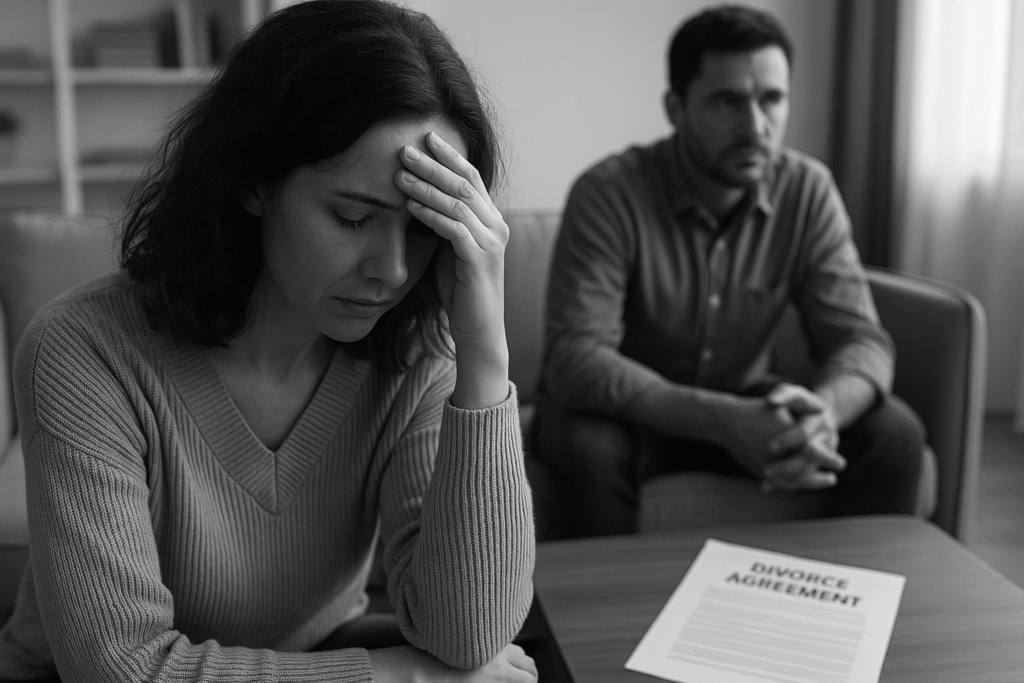 Emotional aspects of a divorce
