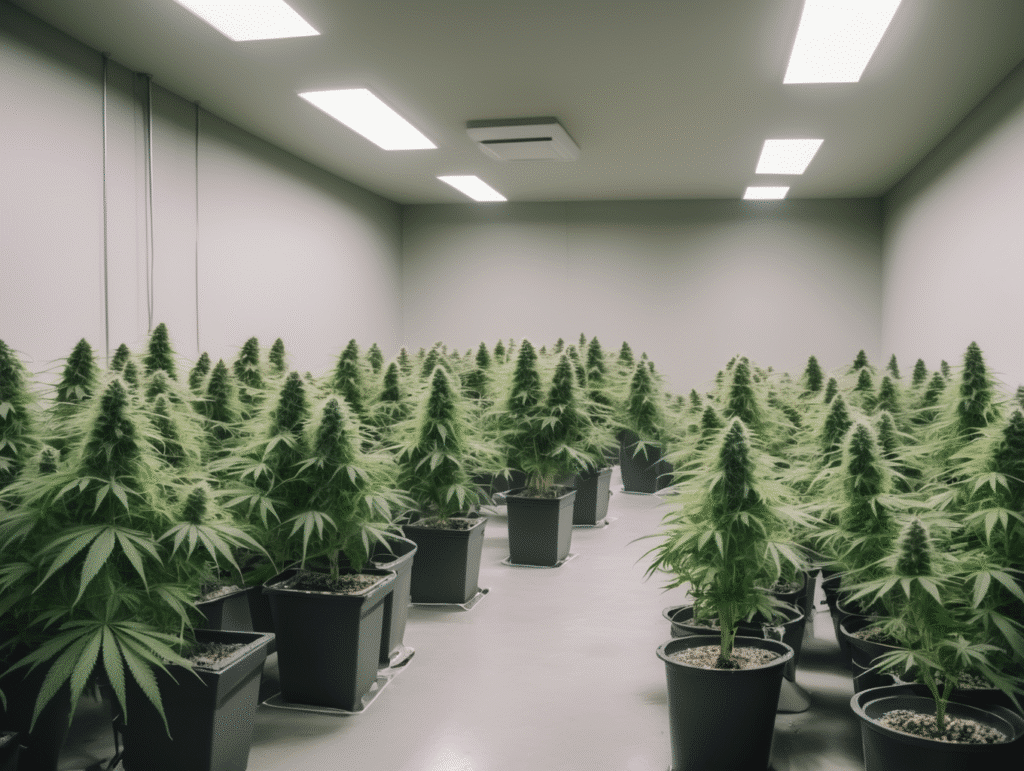 Drugs Legislation in the Netherlands: Complete Guide for 2025 2 Indoor cannabis cultivation with lush plants