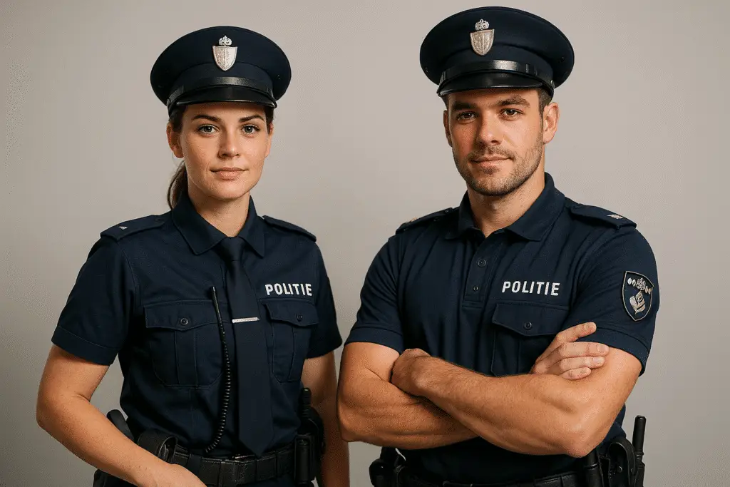 Reporting to the Police: Complete Guide to Filing a Police Report in the Netherlands 2 Two police officers in uniform.