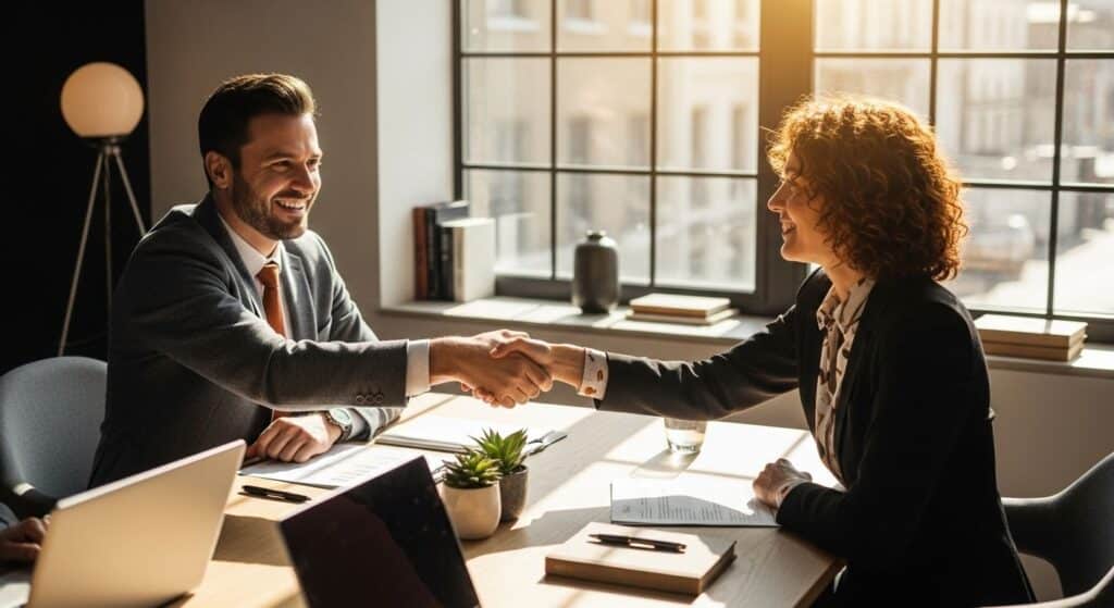 verbal agreement handshake negotiation