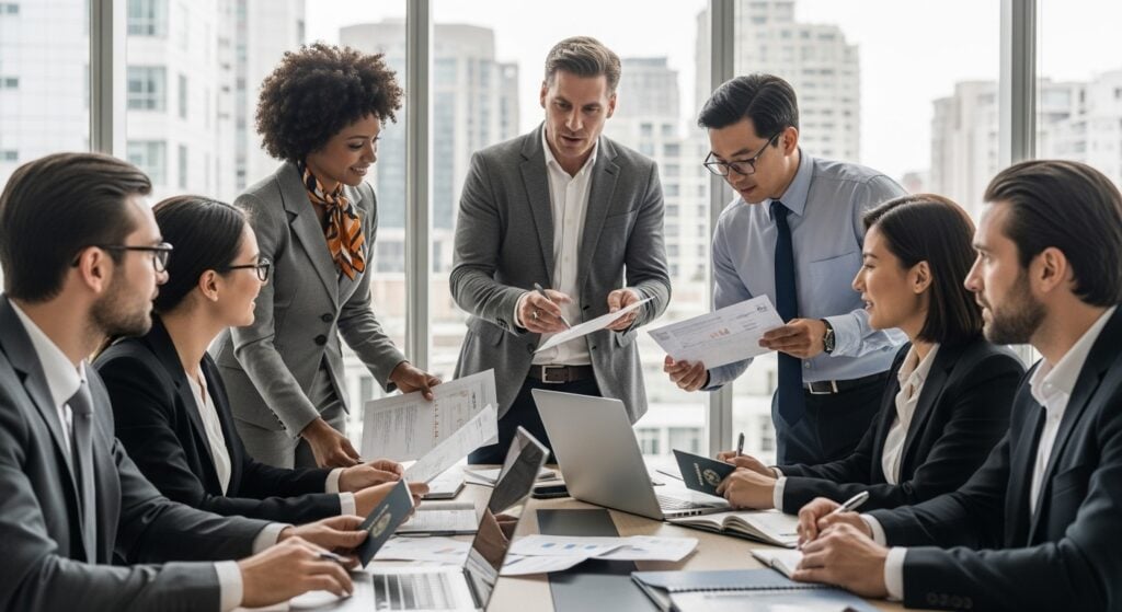 7 Key Business Immigration FAQs You Need to Know 2 business immigration consultation, international professionals, office