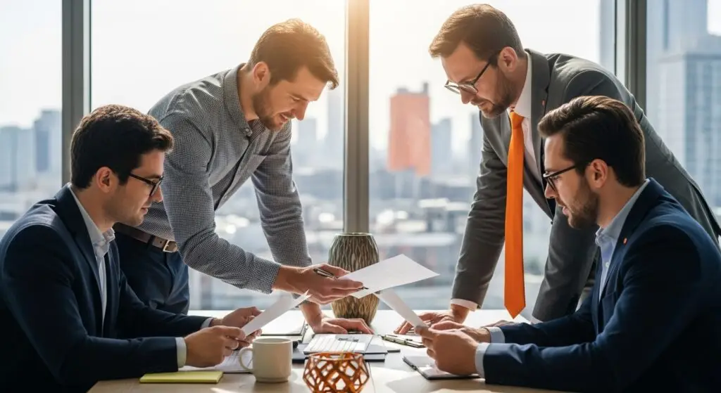 tripartite agreement business people