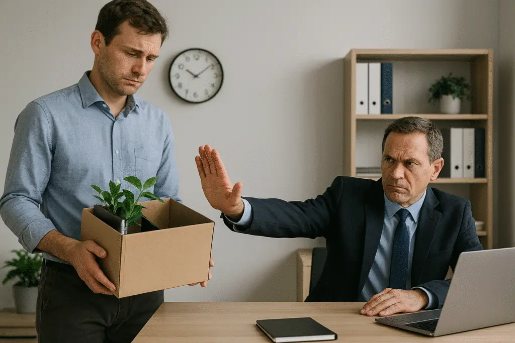 Office interaction with a plant box.
