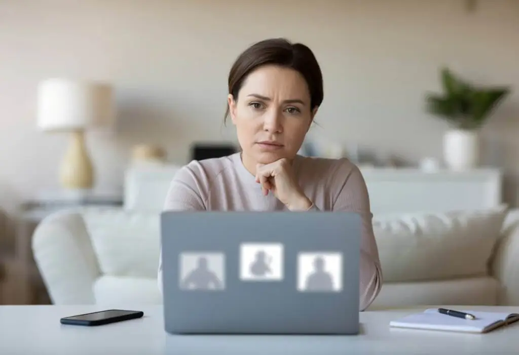 A photo of you on the internet without permission? Here's how to deal with it 2 A woman behind a laptop