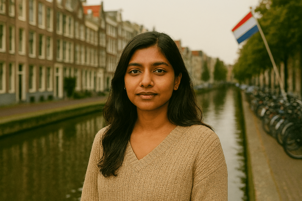 Woman in amsterdam