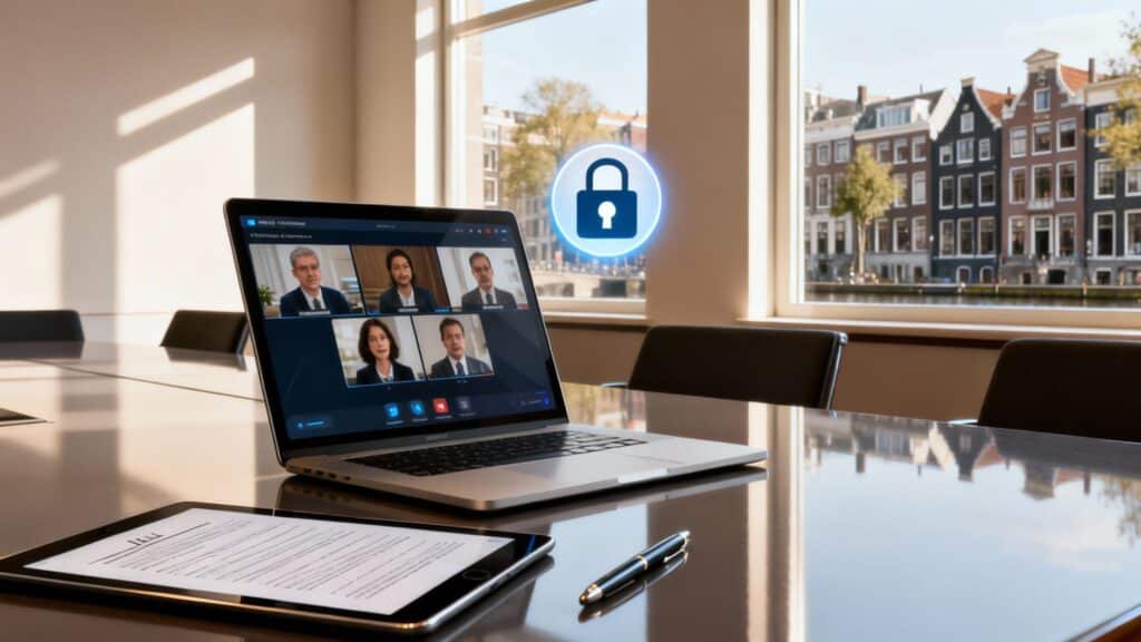 digital shareholders meeting secure conference