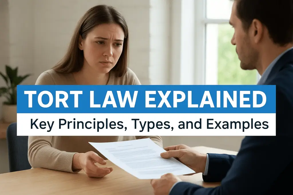 Explicació del dret extracontractual: principis clau, tipus i exemples