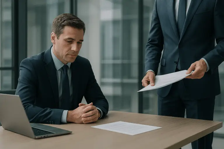Business meeting in modern office