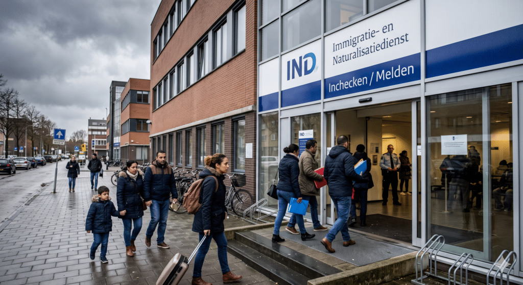 Immigration lawyer assisting with an IND residence permit application in the Netherlands