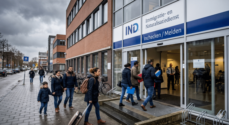 Immigration lawyer assisting with an IND residence permit application in the Netherlands