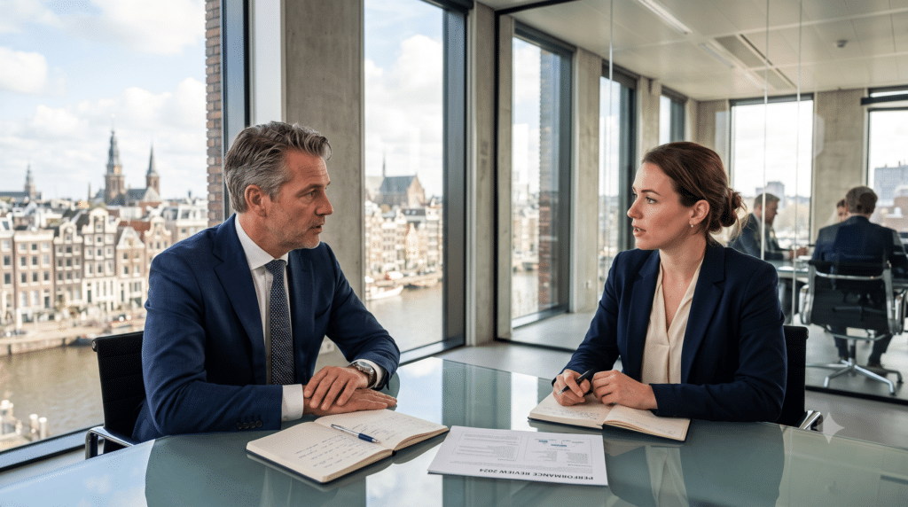 Performance review as basis for a dismissal file for underperformance