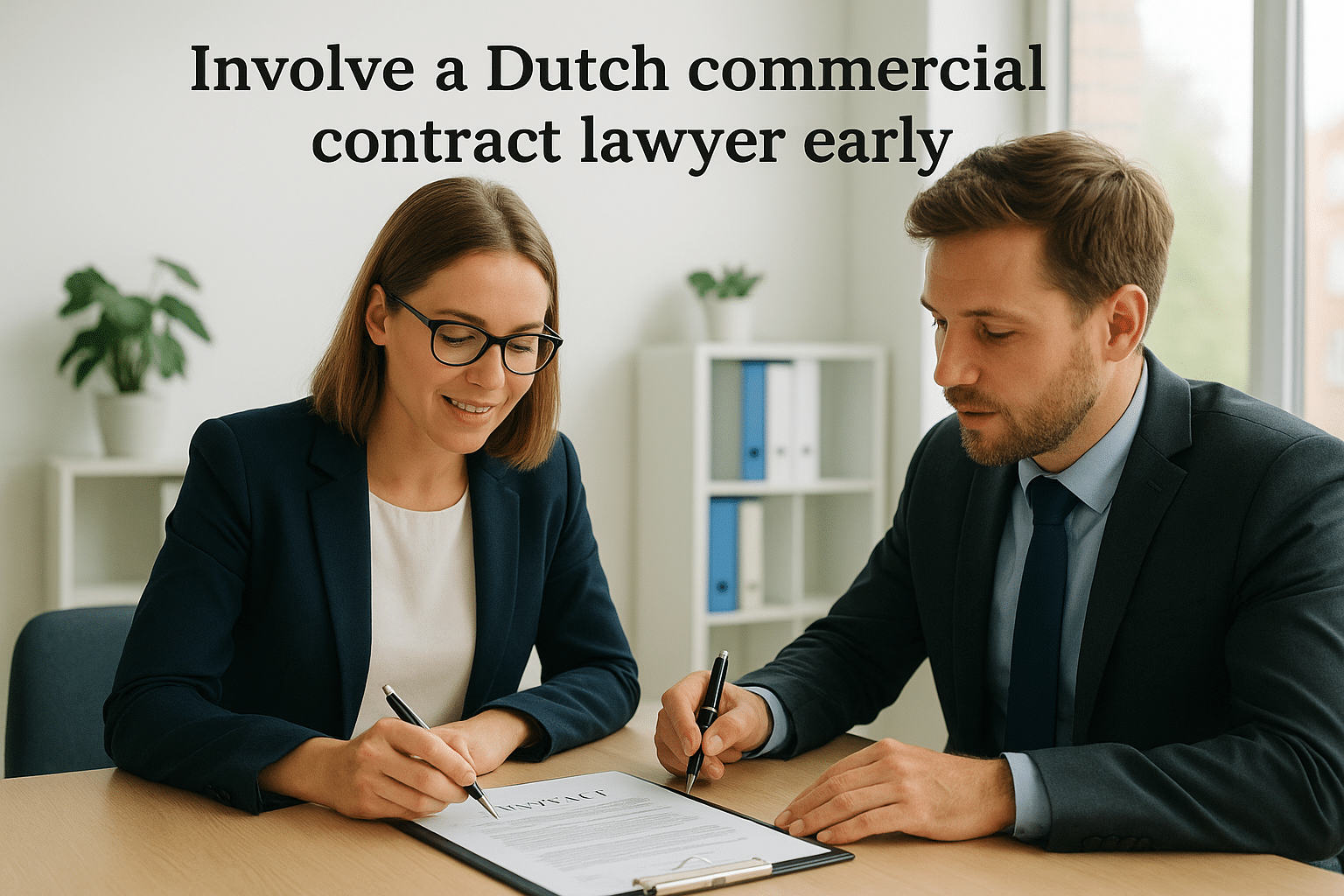 Getting advice before the deal is fixed