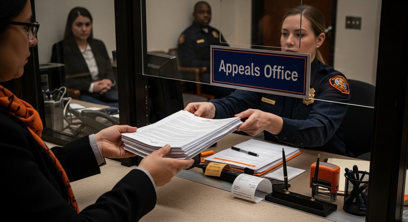 appeal filing, legal submission