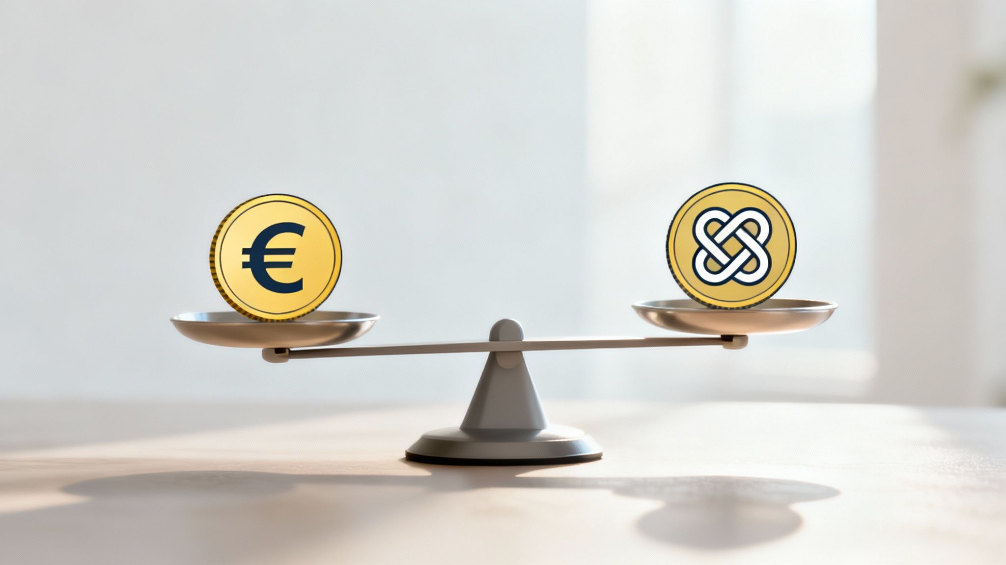 A visual representation of digital assets and regulatory documents, illustrating the new rules for crypto businesses.