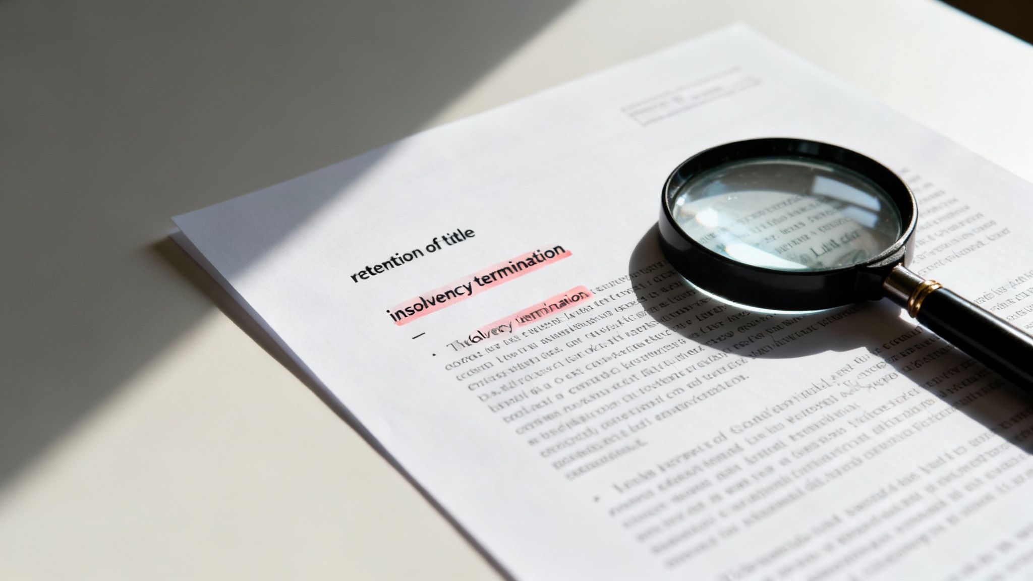 A person carefully reviewing a contract with a magnifying glass