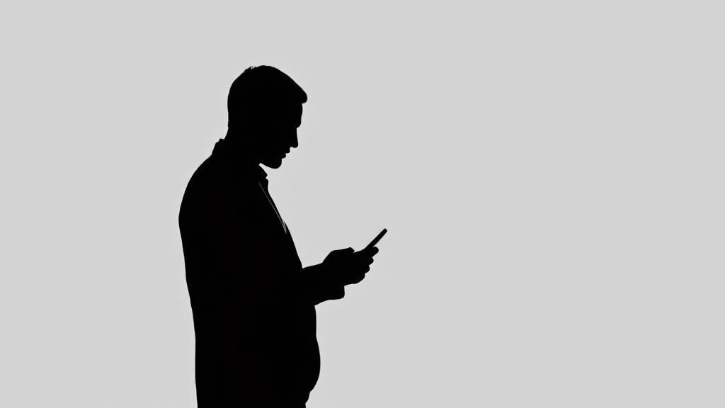 A shield icon glowing over a mobile phone, symbolising a strong legal protection for digital privacy.