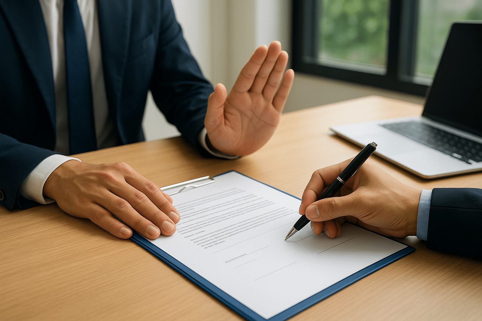 Identify the right parties and signing authority