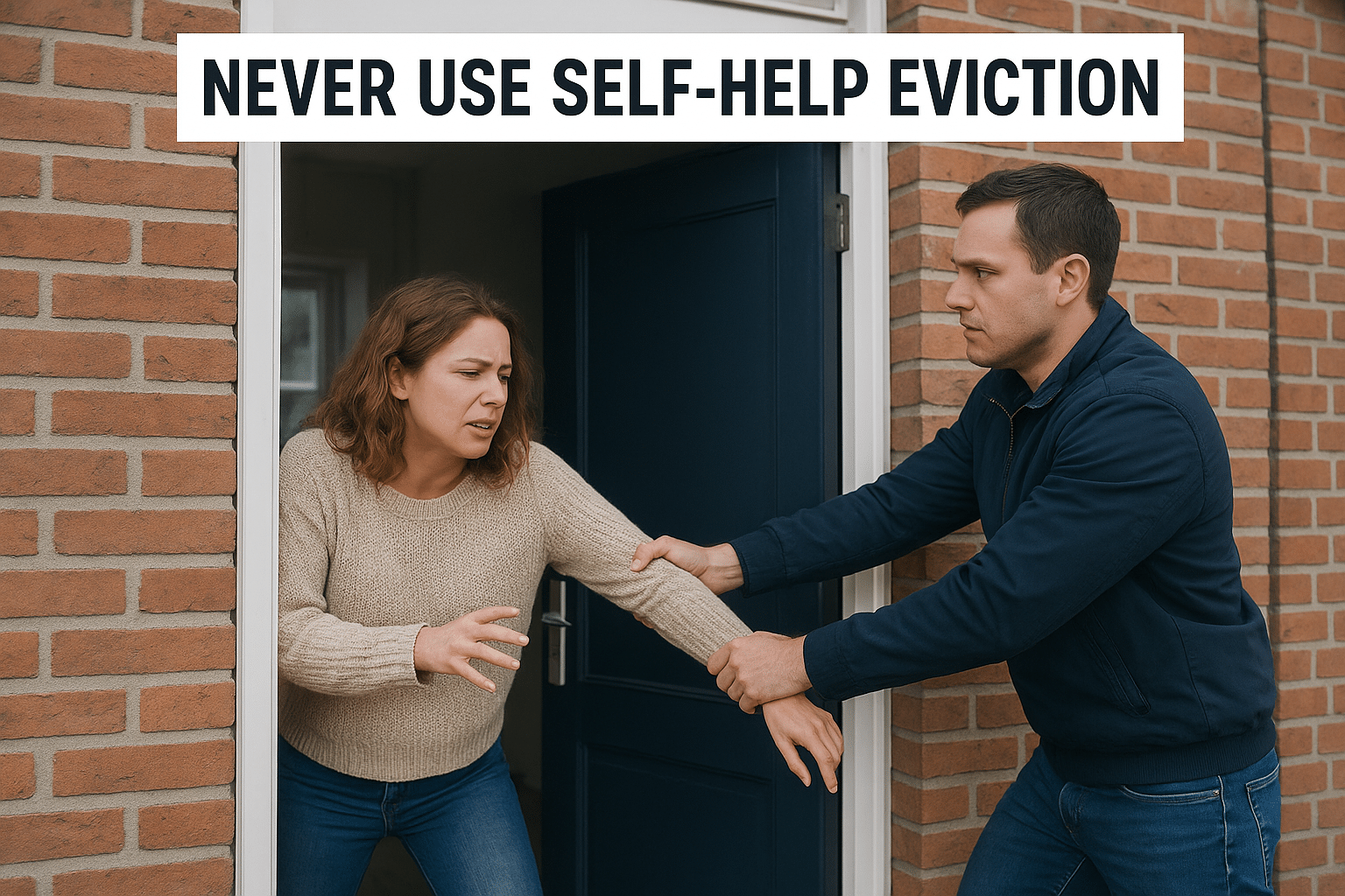 Never use self-help eviction
