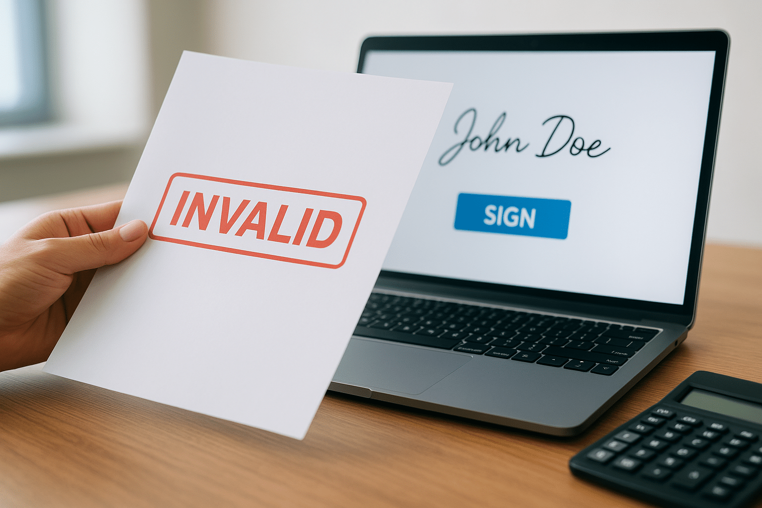 The cost of invalid signatures