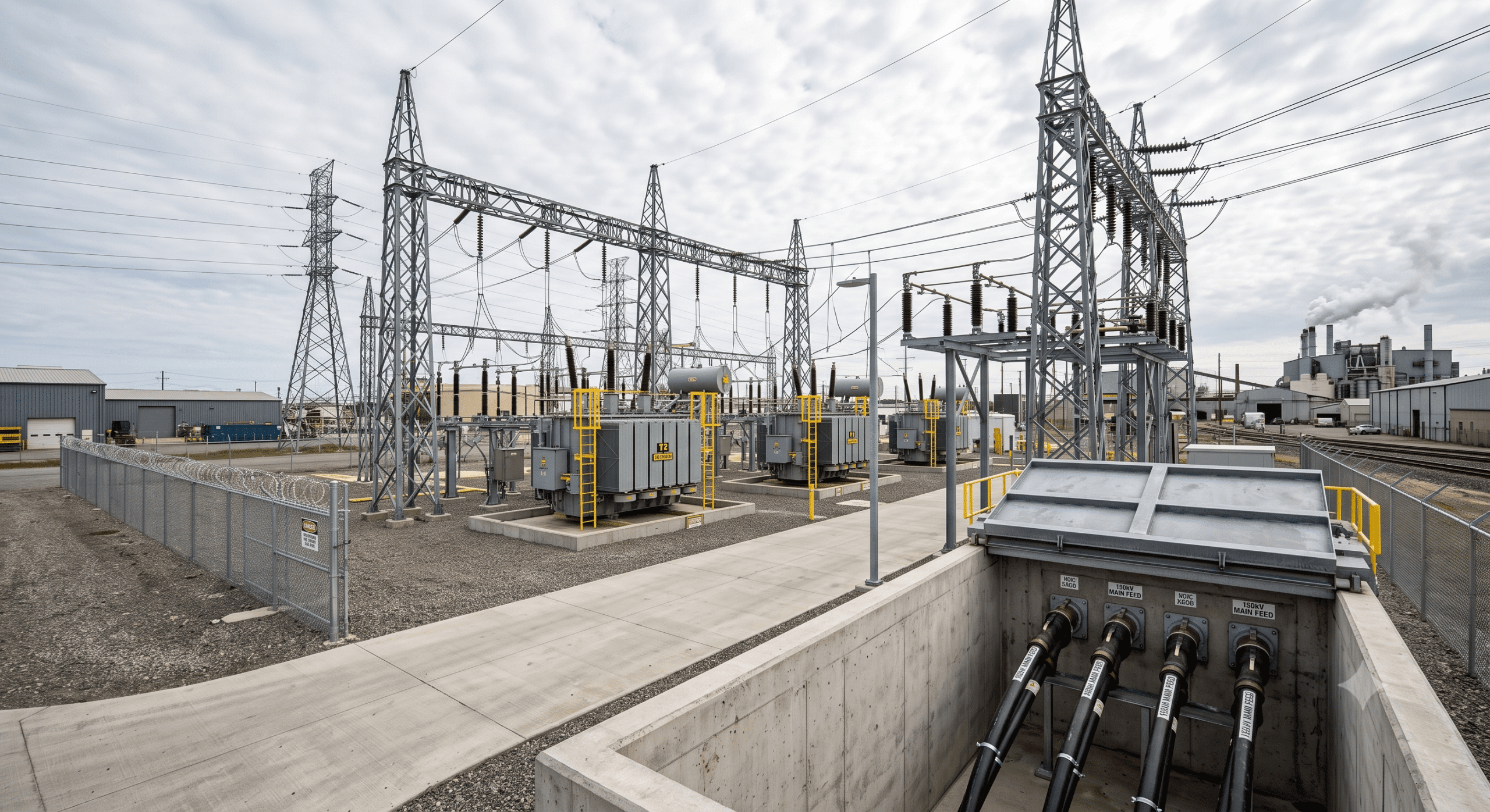 Reconhecimento CDS ACM - estação de comutação elétrica de um sistema de distribuição fechado