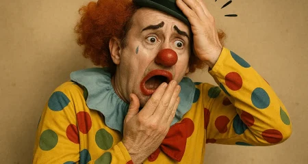 Clown who has made mistakes