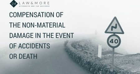 Compensation of the non material damage in the event of accidents or death