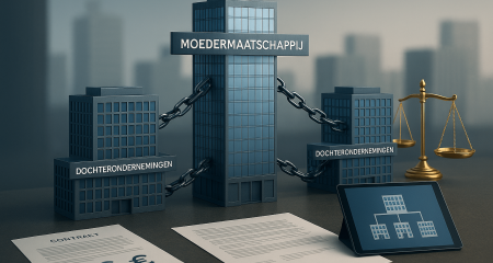 Matična družba s pogodbami