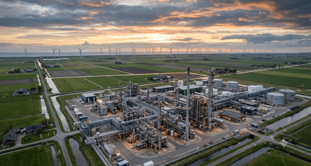 Gas treatment installation related to Dutch mining law and gas extraction