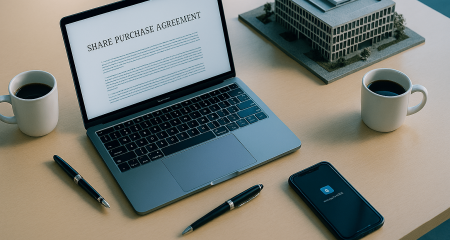 laptop and telephone