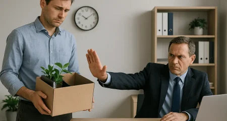 Office interaction with a plant box.