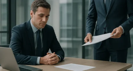 Business meeting in modern office