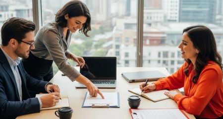 employment contracts, workplace discussion, HR meeting