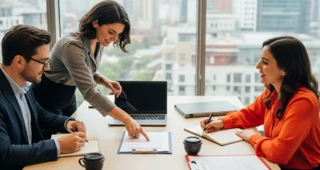 employment contracts, workplace discussion, HR meeting