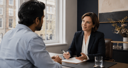 International client discussing Dutch legal problems expats face with a lawyer at Law & More