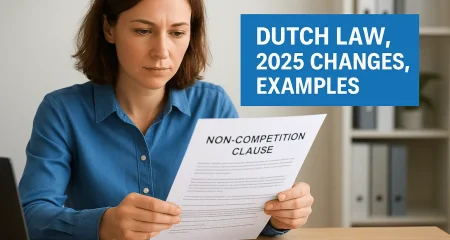 Non-Competition Clause: Dutch Law, 2025 Changes, Examples