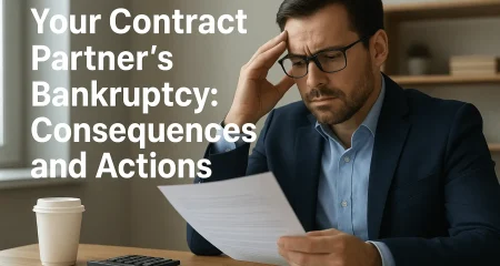 Your Contract Partner’s Bankruptcy: Consequences and Actions